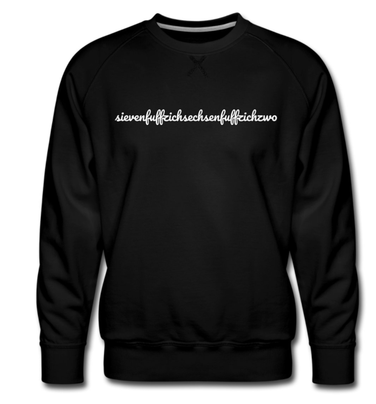 Männer-Premium-Pullover "Sievenfuffzich"