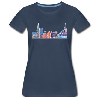 Frauen-Premium-T-Shirt "Skyline Herdorf"