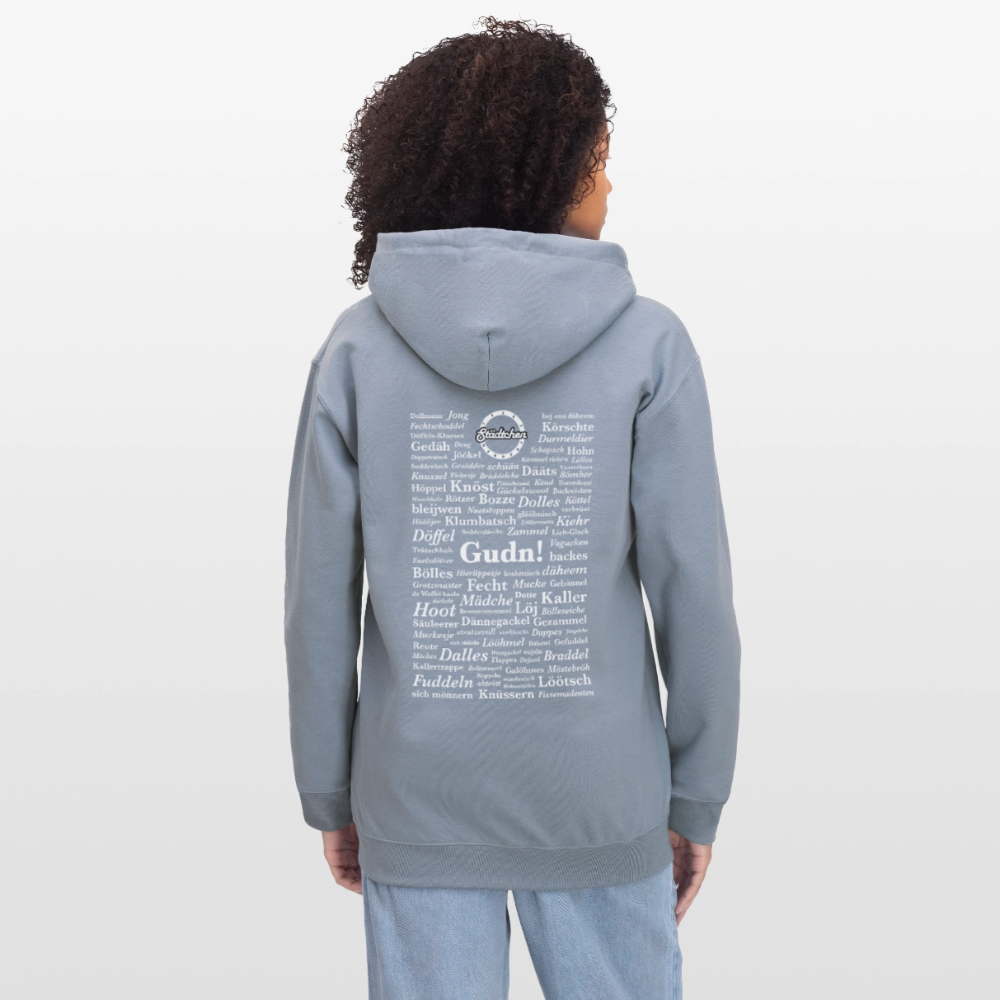 Gildan Unisex Softstyle® Midweight Hoodie "Däheem" – Bild 4