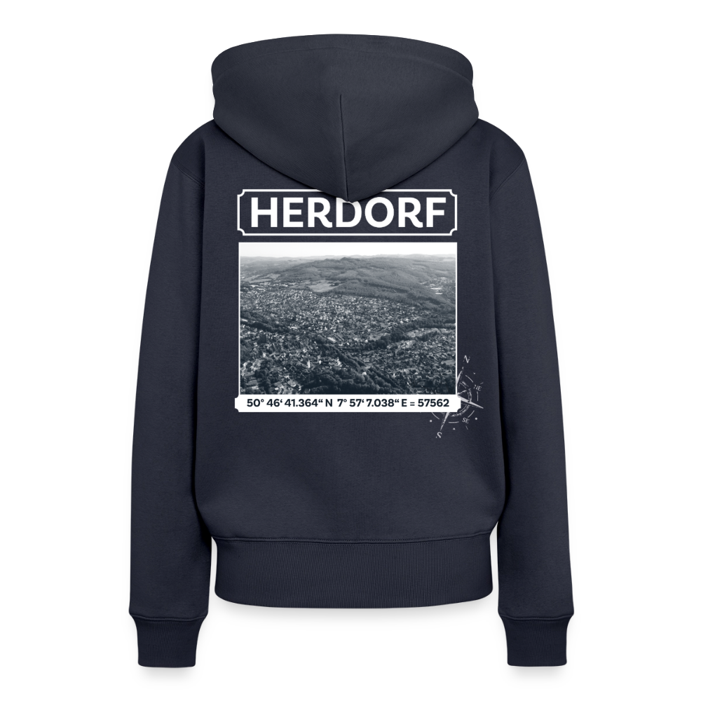 Frauen Premium Hoodie "Koordinaten"