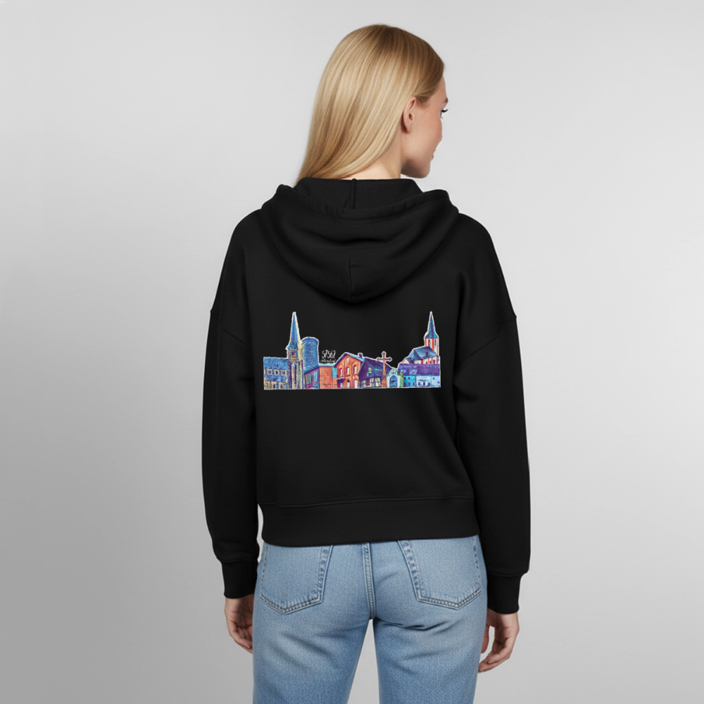 Stanley/Stella Boxy Frauen Bio Zip Hoodie Ida "Skyline" – Bild 2