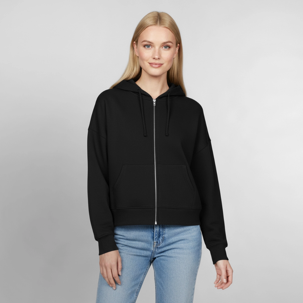 Stanley/Stella Boxy Frauen Bio Zip Hoodie Ida "Skyline" – Bild 3