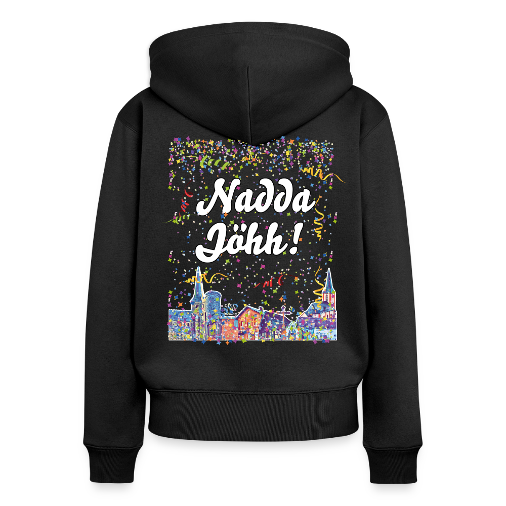 Frauen Premium Kapuzenjacke "Nadda Jöhh!"