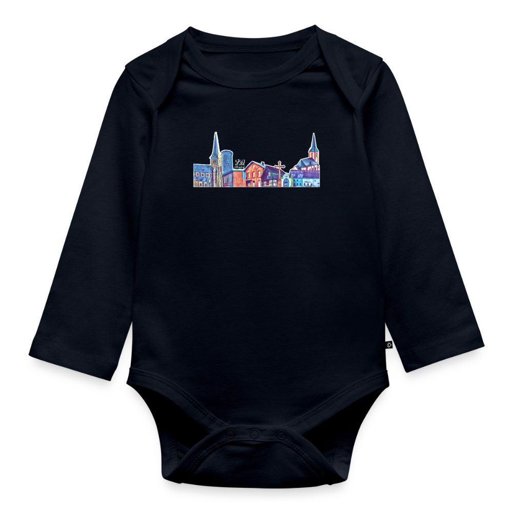 Baby Bio-Langarm-Body "Skyline"