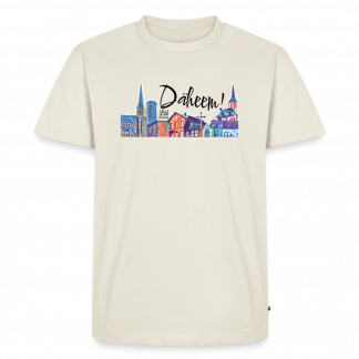 Männer Premium T-Shirt "Skyline + Däheem!"