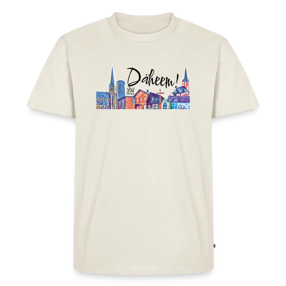 Männer Premium T-Shirt "Skyline + Däheem!"