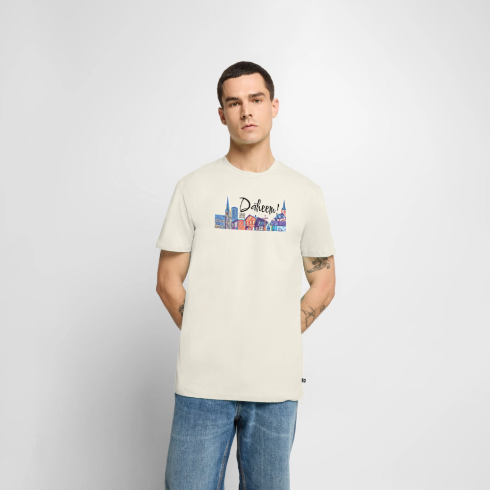 Männer Premium T-Shirt "Skyline + Däheem!" – Bild 2