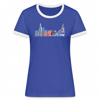 Frauen Kontrast-T-Shirt