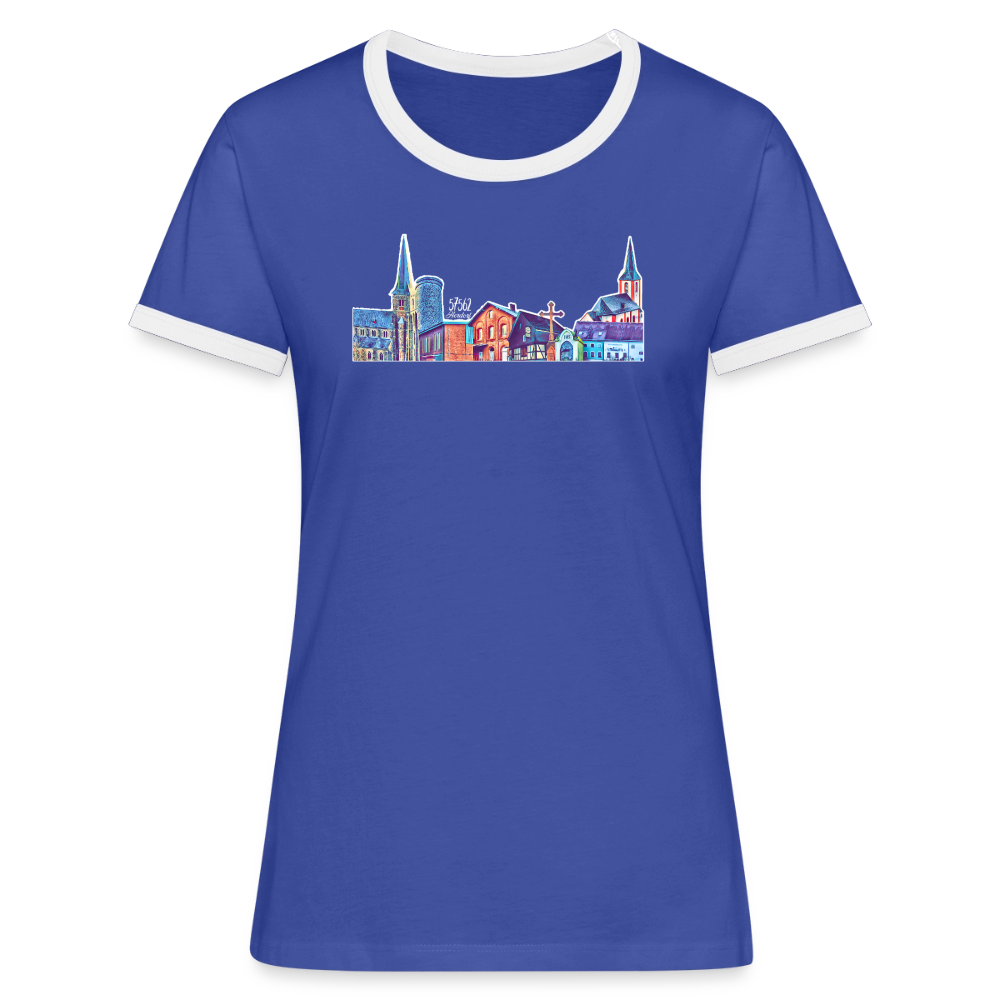 Frauen Kontrast-T-Shirt