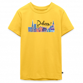 Teenager Premium T-Shirt "Skyline + Däheem!"