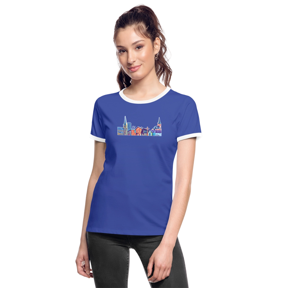 Frauen Kontrast-T-Shirt – Bild 2