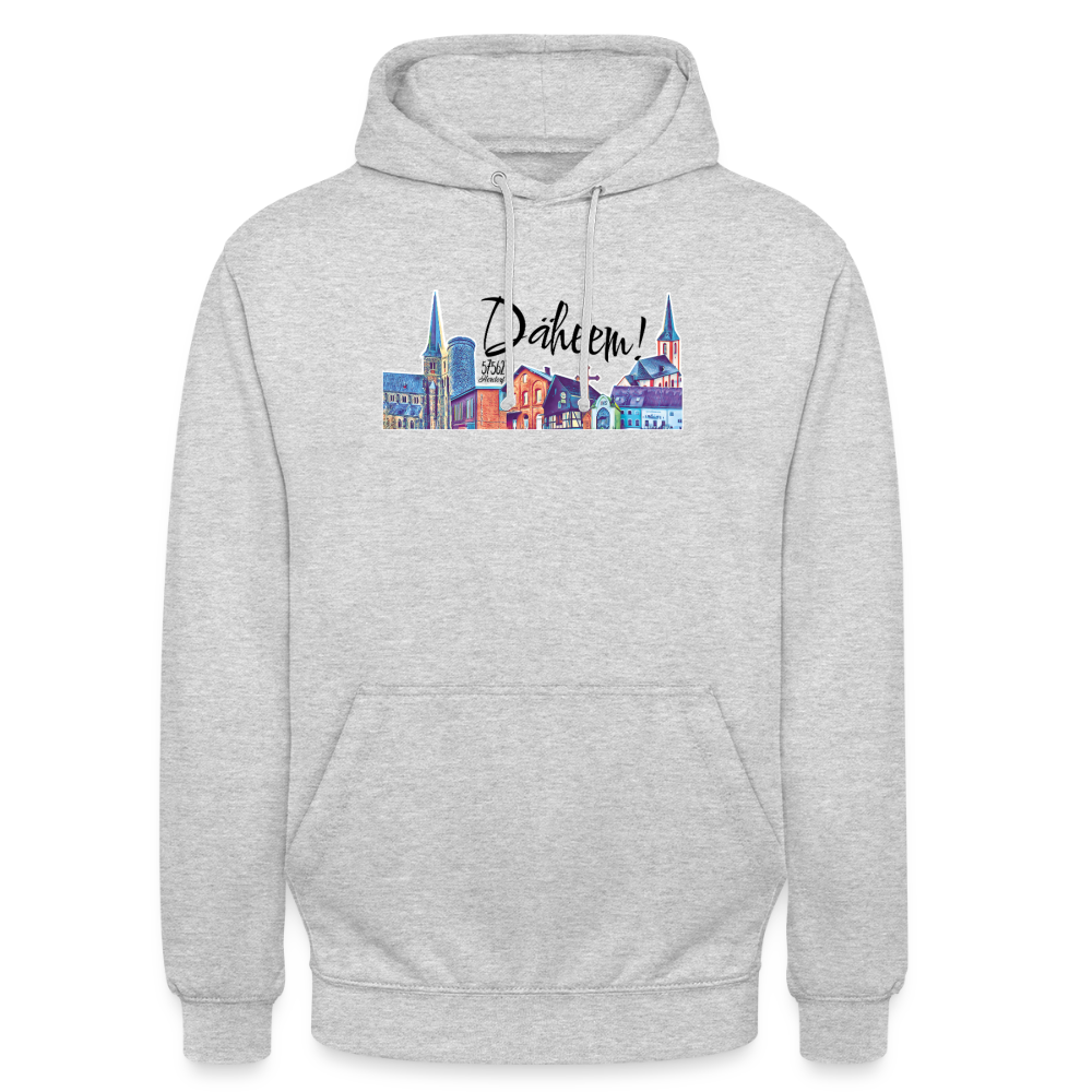 Unisex Hoodie "Skyline + Däheem!"