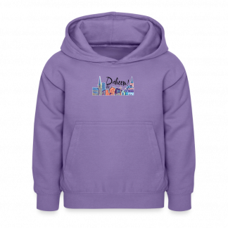 Kinder Hoodie "Skyline + Däheem!"