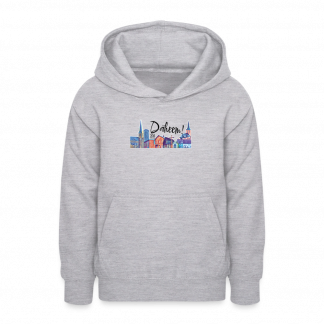 Teenager Hoodie "Skyline + Däheem!"