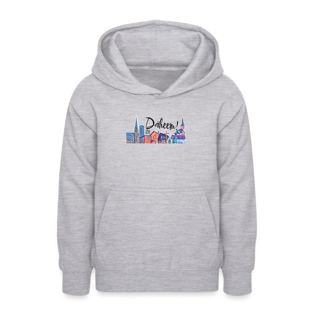 Teenager Hoodie "Skyline + Däheem!"