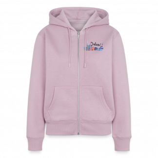 Frauen Premium Kapuzenjacke "Skyline + Däheem!"