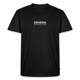 Männer Premium T-Shirt "Däheem & Koordinaten"
