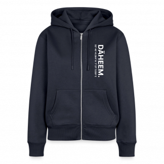 Frauen Premium Kapuzenjacke "Däheem."