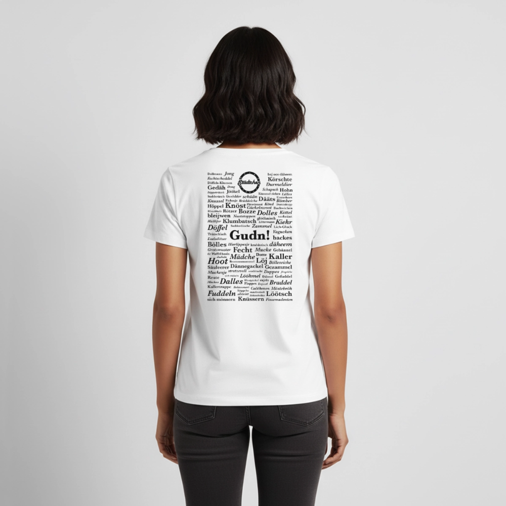 Frauen Premium T-Shirt "Herdorfer Wörter" – Bild 2