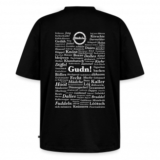 Unisex Premium Oversized Bio T-Shirt "Herdorfer Wörter"
