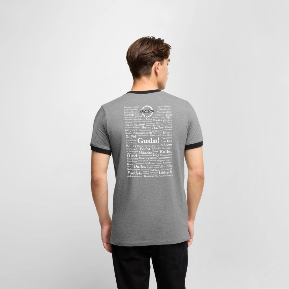Männer Kontrast-T-Shirt "Herdorfer Wörter" – Bild 2