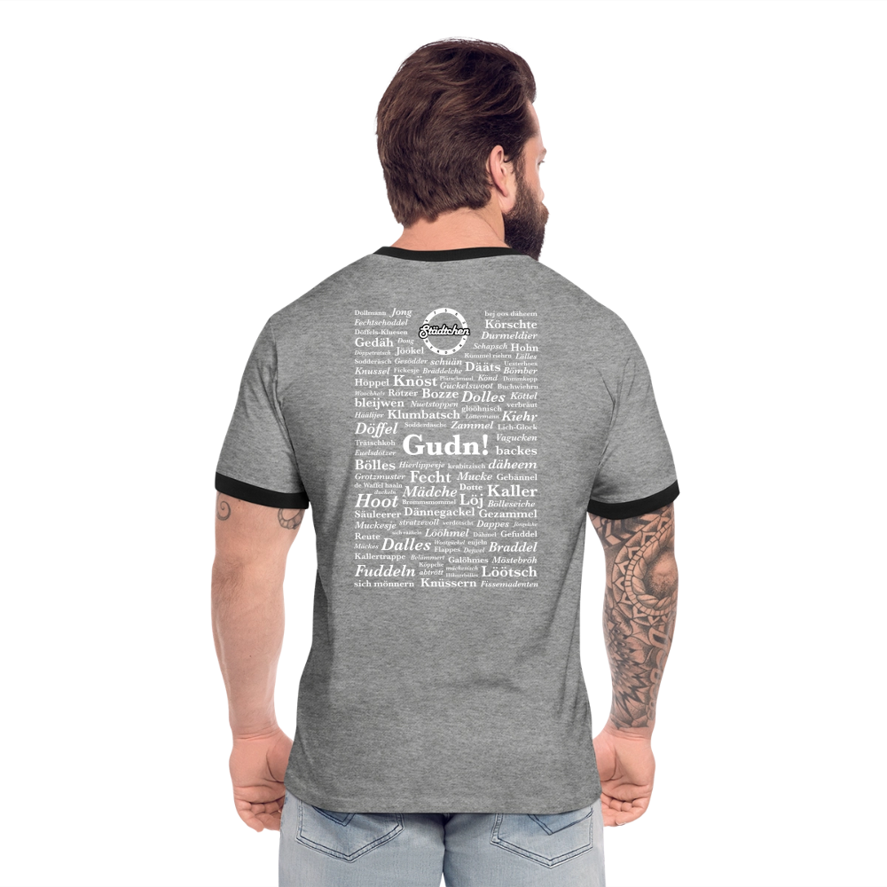 Männer Kontrast-T-Shirt "Herdorfer Wörter" – Bild 3