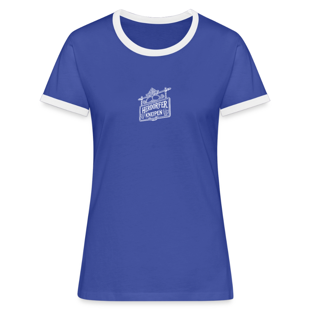 Frauen Kontrast-T-Shirt "Herdorfer Kneipen"